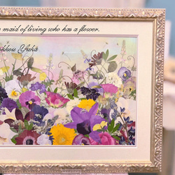 花あそび　押し花絵画 花あそび 押し花絵画