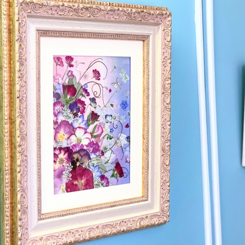 ゴージャスな花のゴブラン織額絵　 キャンバス 額絵 ゴージャスな花のゴブラン織額絵 キャンバス 額絵 ゴージャスな