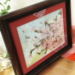 春爛漫　桜の押し花額　０2 4枚目の画像