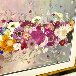 押し花アート　エンドレスフラワー 5枚目の画像