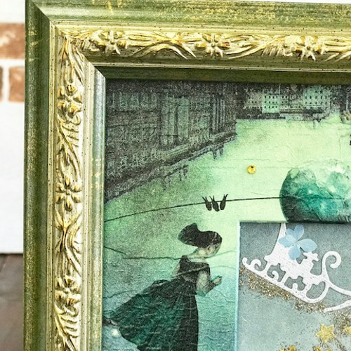 額付き手書きアート 4af5da97-1d49-4c24-9b1d-