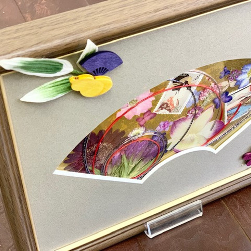 和の押し花額 扇の舞 その他アート 神戸六甲 優花 通販 6639676 和の押し花額 扇の舞 その他アート 神戸六甲 優花 通販 6639676