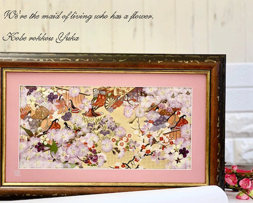 額付き 押花 在庫処分バザール 探れる 個展出品作 - 絵画