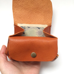 コロンとかわいい小さめ財布 アコーディオン 3枚目の画像
