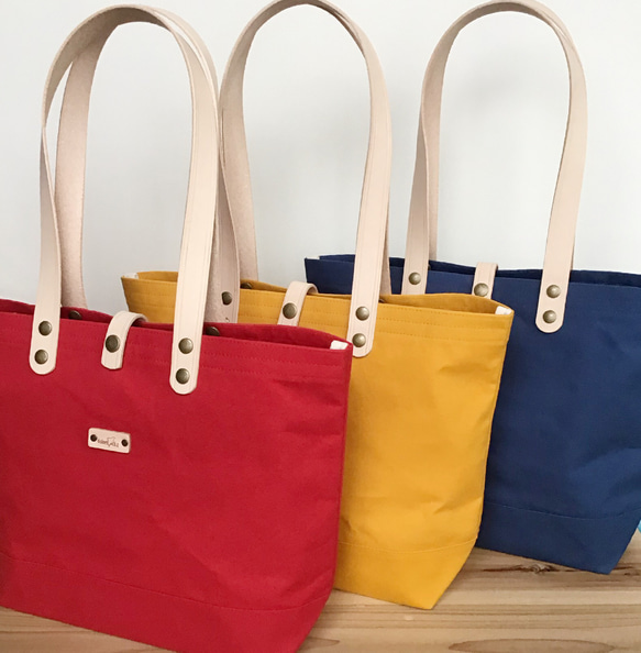 トートバッグ新品未使用 COLORFUL DAYS】バイカラースケッチトートバッグ(バッグ・エコ