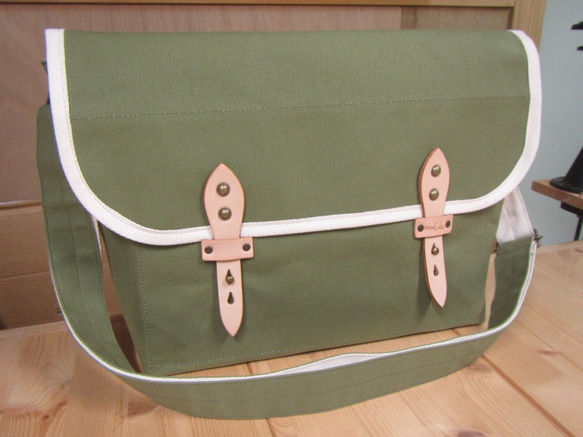 定做//zn-A4 Kyoto Chidori Kaban 帆佈單肩包 A4 Type Normal 第5張的照片