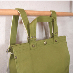 Made-to-order // rs-2 Kyoto Chidori bag 方形帆布背包 第4張的照片