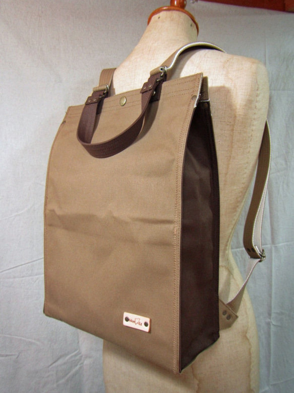 Made-to-order // rs-2 Kyoto Chidori bag 方形帆布背包 第9張的照片