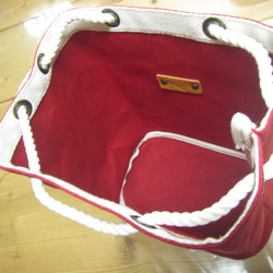 tsg-1L京都Chidori帆布袋手提包袋抽繩式S尺寸肩長每種顏色 第2張的照片
