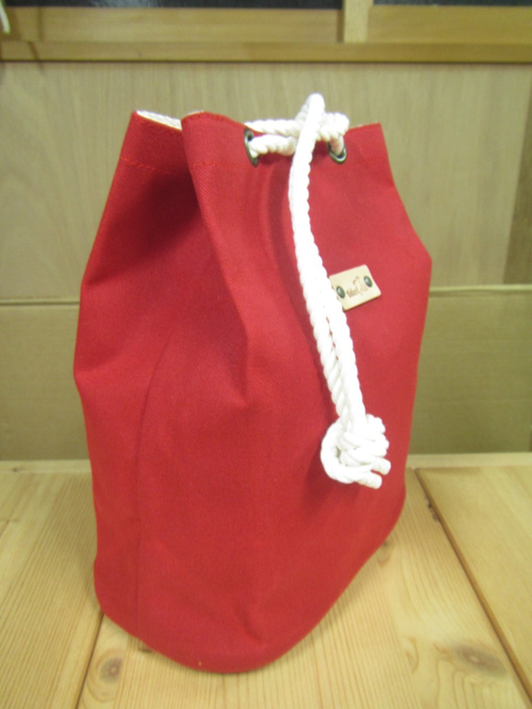 tsg-1L京都Chidori帆布袋手提包袋抽繩式S尺寸肩長每種顏色 第5張的照片