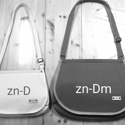 受注製作//zn-Dm 京都ちどりかばん 帆布製ショルダーバッグ ざつのう Mサイズ 3枚目の画像