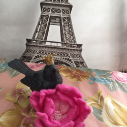 ⭐️可愛いピンク色のお花のブローチ(ピンクA)⭐️ 2枚目の画像