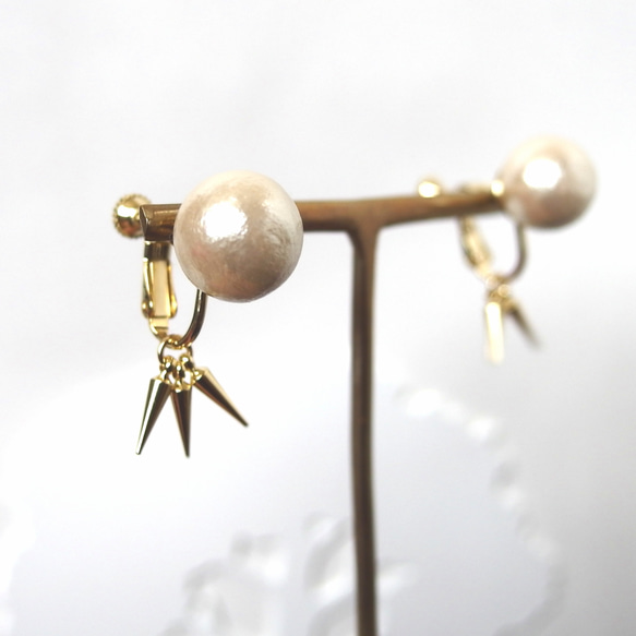 Pearl studs 3(No.37) 3枚目の画像