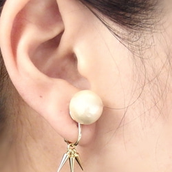 Pearl studs 3(No.37) 5枚目の画像