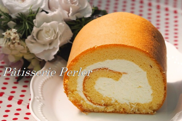 SALE【糖質オフ】ロールケーキ・ハーフサイズ＆プレーン・シフォンケーキ 2枚目の画像