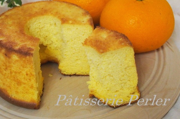 【糖質オフ】　オレンジシフォンケーキ 1枚目の画像
