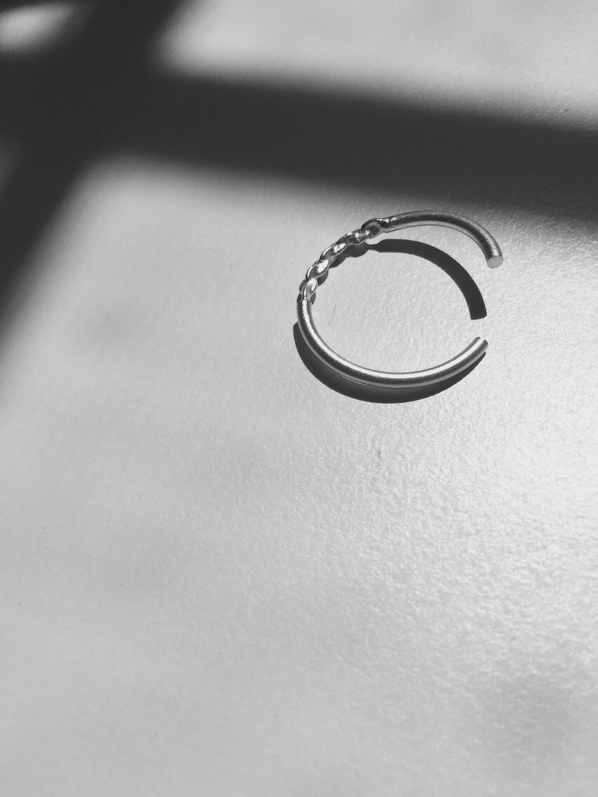 【SV925】chain文字リング