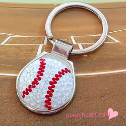 再再再販✨【送無】グルーデコ✴野球ボール・キーホルダー