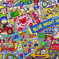 BLUE NIGHT HIGHWAY (A3size) 5枚目の画像