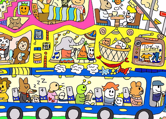 Deluxe bus (A4poster) 3枚目の画像