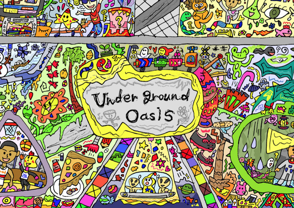 Underground Oasis A3サイズ オリジナルイラスト 4枚目の画像