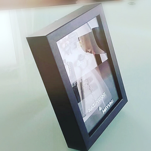 ウェルカムボード≪お名前入れ≫Happy Wedding スワロフスキー