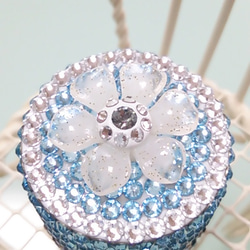 ミントケーキのペットボトルキャップカバーSWAROVSKI 3枚目の画像