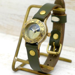 “錶帶女士-BS &amp; M”女士黃銅日月手工手錶 [289S &amp; M] 第3張的照片