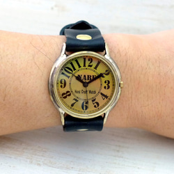 "J.B" ステンシル文字 JUMBO36mm Brass 手作り腕時計 [JUM31 ステンシル] 6枚目の画像