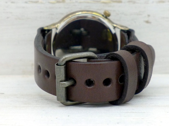 &quot;SCOPE-L2&quot; JUMBO 黃銅時間/分鐘獨立顯示獨特型號手工腕錶 [JUM66B] 第8張的照片