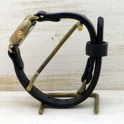 “Wanokoku Rei”中國數字（大字）索引 24 毫米腳背圓形錶殼黃銅手工手錶 [382] 第6張的照片