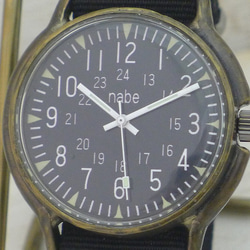 ”MIL-Winding-JB" 約36mm手巻きBrass(真鍮)ミリタリーデザイン 手作り腕時計 [BHW131] 4枚目の画像