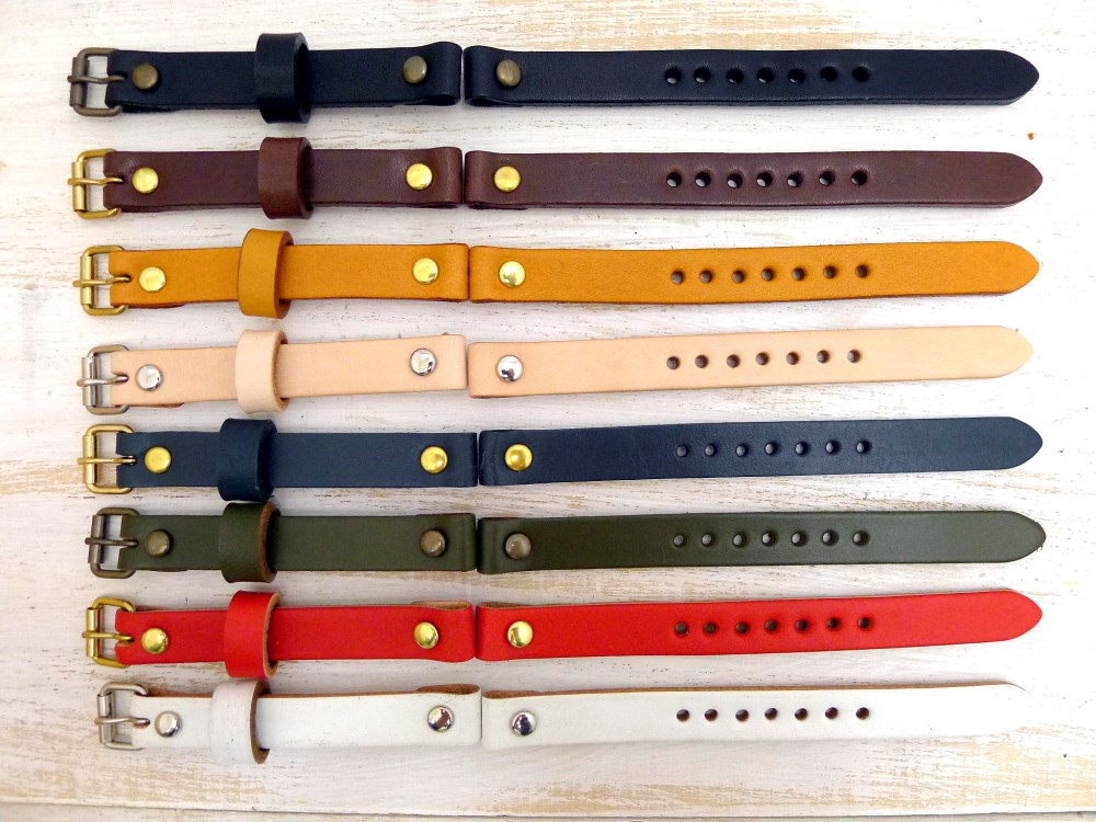 交換用時計ベルト 幅12mm 肉厚レザー 全8色