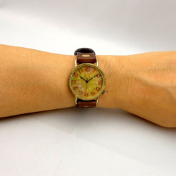 &quot;S-WATCH-JB1&quot; JUMBO 35mm 黃銅 (Brass) 簡單型號手工手錶 [JUM30 BR 第8張的照片