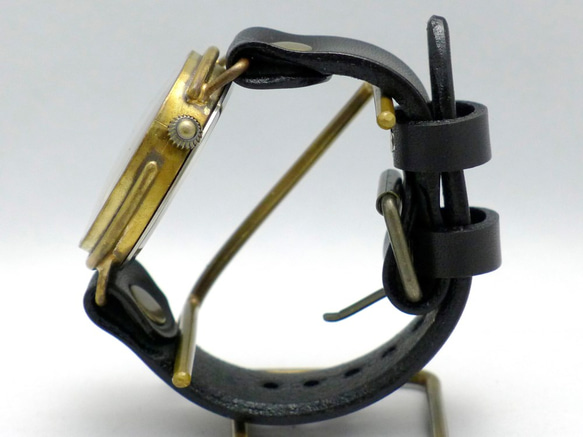 “GIGANT-B”羅馬數字超大號 JUMBO (42mm) 黃銅手工腕錶 [JUM129] 第6張的照片