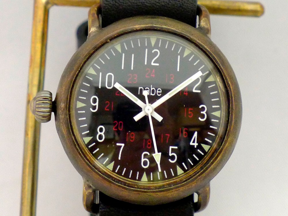 "Armor-MB-ML"  ミリタリーモデル NATOベルト 手作り腕時計 [370 BKNATO]