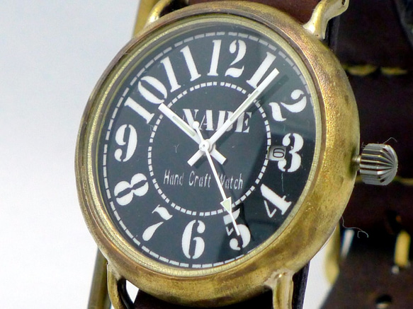 "Armor-JB-DATE" プリントDATEモデル [JUM155DATE BRNATO] 手作り腕時計 2枚目の画像