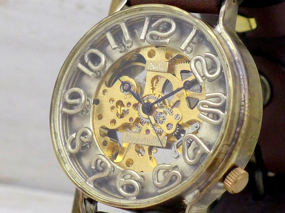 BHW082 手動上鍊 Brass 42mm 黃銅手工腕錶 [BHW082] 第2張的照片