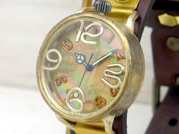 “AMENBO-Jr”男士黃銅（黃銅 32 毫米）手工手錶 [242] 第2張的照片