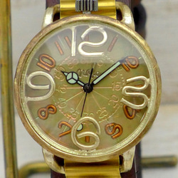 “AMENBO-Jr”男士黃銅（黃銅 32 毫米）手工手錶 [242] 第5張的照片