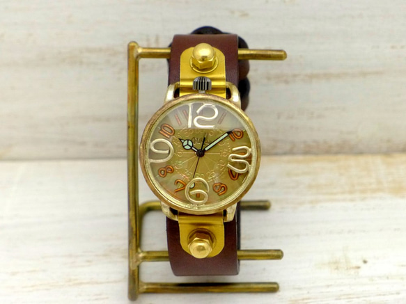 “AMENBO-Jr”男士黃銅（黃銅 32 毫米）手工手錶 [242] 第4張的照片