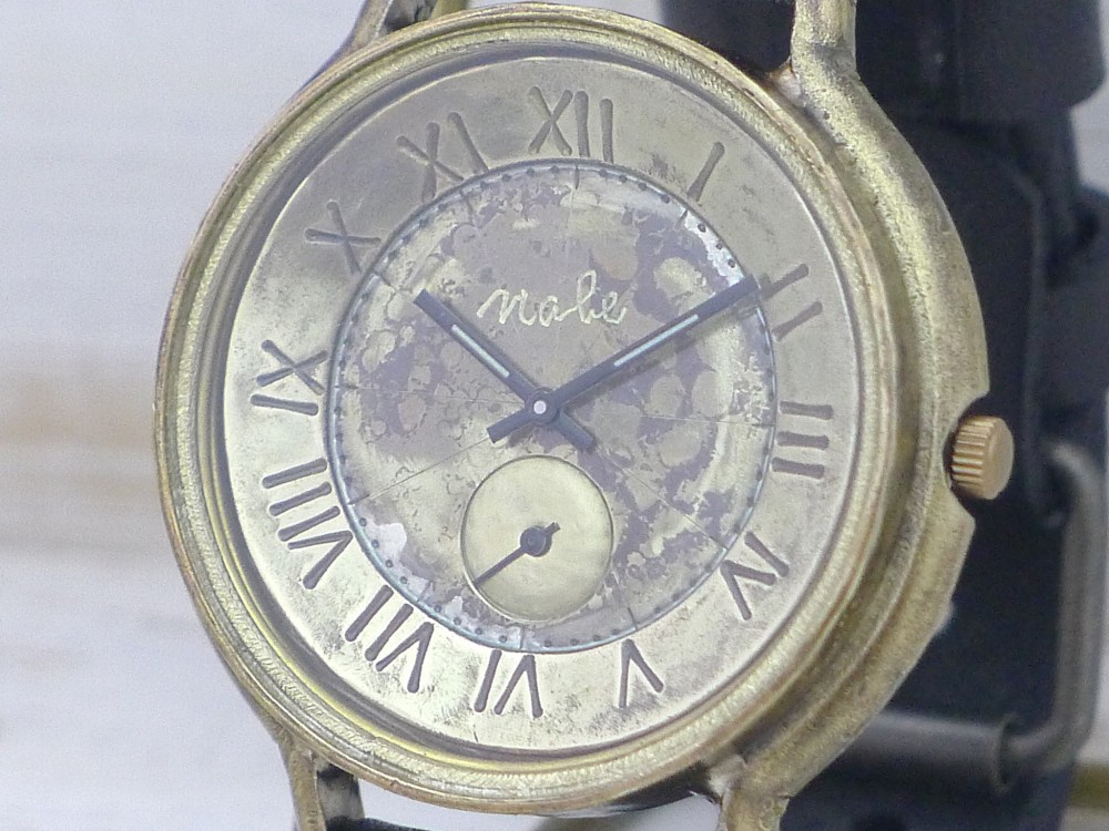 "GRANDAD-B-SS2" ローマ数字 42ｍｍモデル スモールセコンド [JUM116SS2] 手作り腕時計