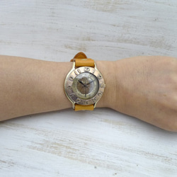 &quot;Explorer-MEGA2-C&quot; 42mm 黃銅銅表圈手工手錶 [JUM135C] 第5張的照片