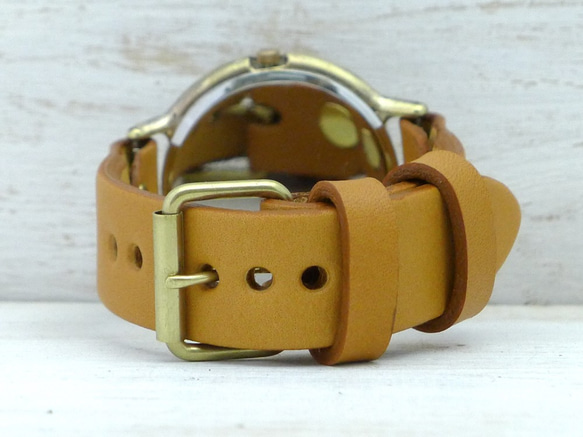 &quot;Explorer-MEGA2-C&quot; 42mm 黃銅銅表圈手工手錶 [JUM135C] 第8張的照片
