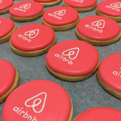 ノベルティ／パーティ】ロゴアイシングクッキー30枚～ クッキー