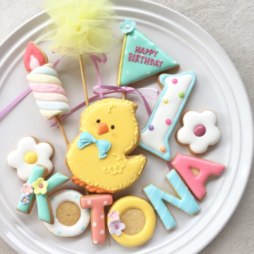 アイシングクッキーオーダー アイシングクッキー Blossom | お誕生日ケーキ #オーダー