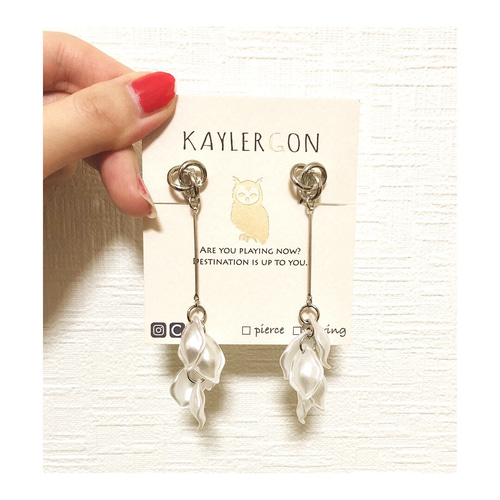 馬酔木ピアス ピアス（その他） kaylergon.st 通販 9388911｜Creema