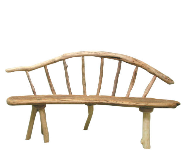 送料無料」大型流木ベンチ ka108 流木インテリア ガーデン家具 椅子 