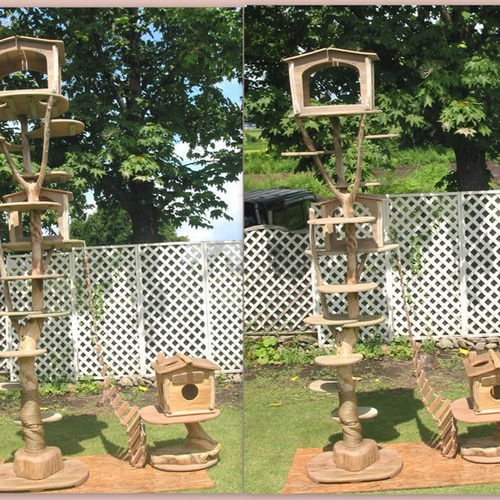 キャットタワー流木・118cm