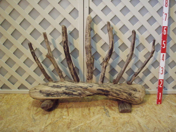 「送料無料」流木アートのレットイットビーのガーデニング流木オブジェフェンス lc11 ガーデニング用流木商品 4枚目の画像